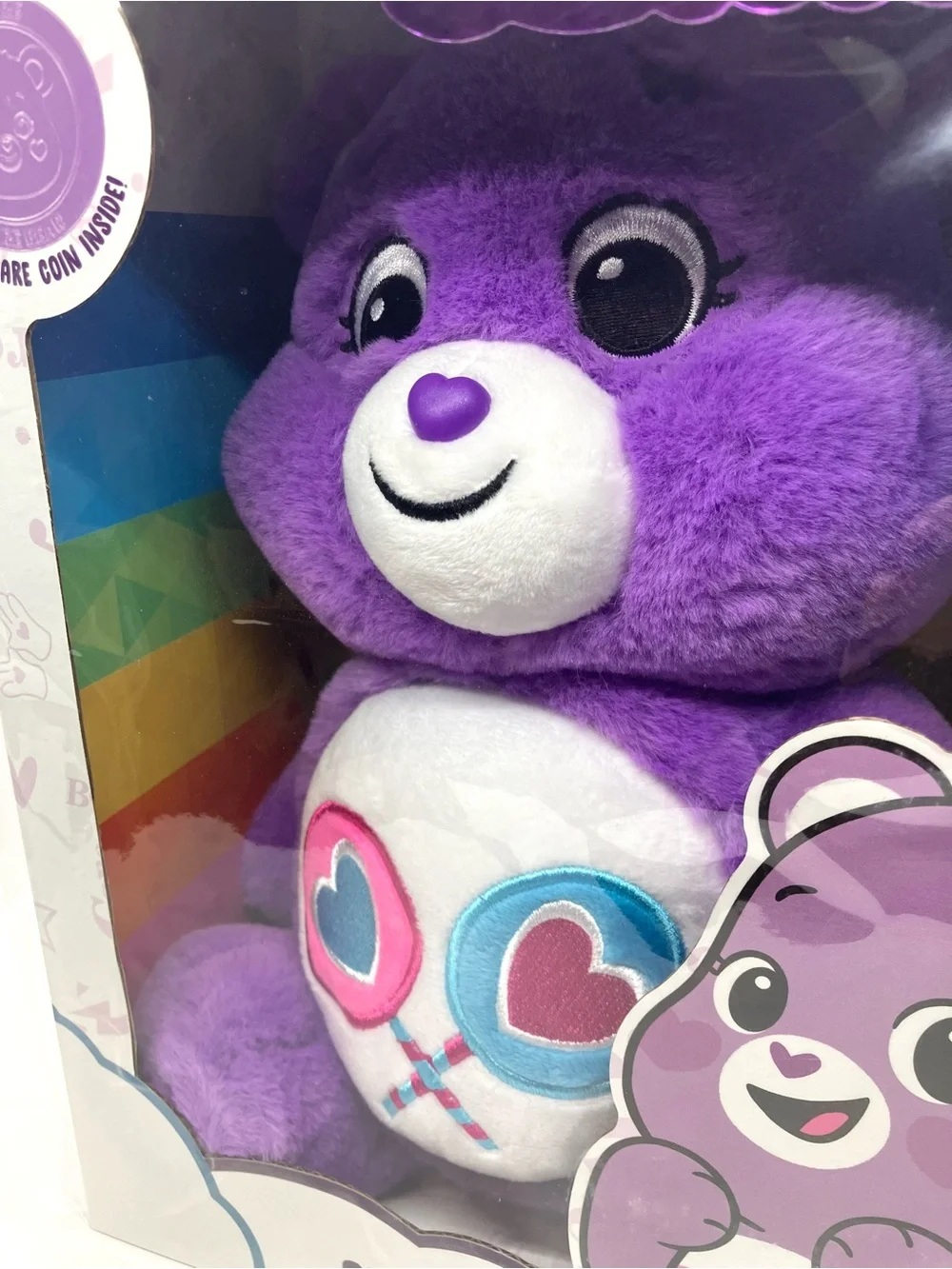 SHARE BEAR - Care Bear Plush Doll / Stuffy, 2020 Walmart Exclusive